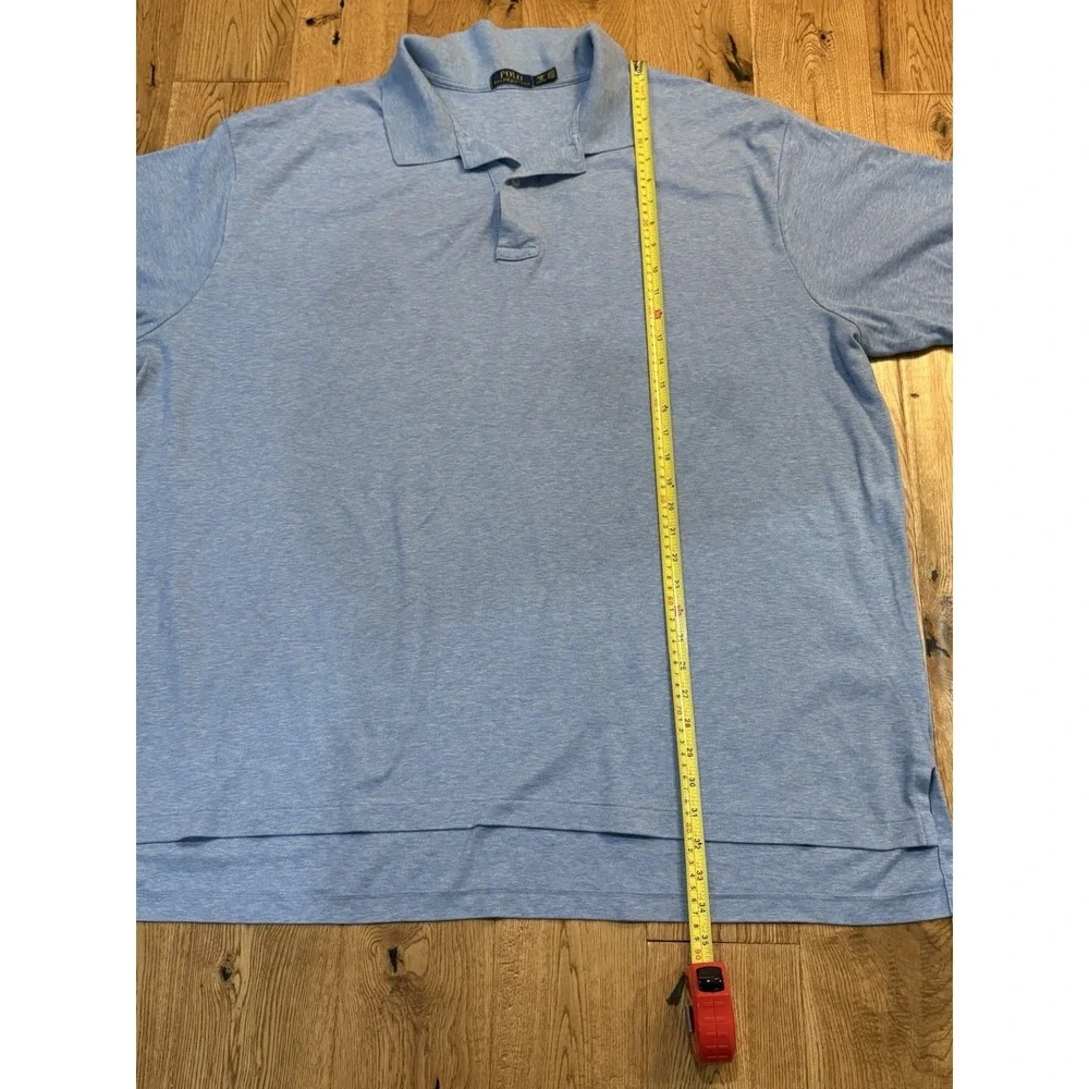 Polo Ralph‎ Lauren Heather Blue 3XB Short Sleeve Polo